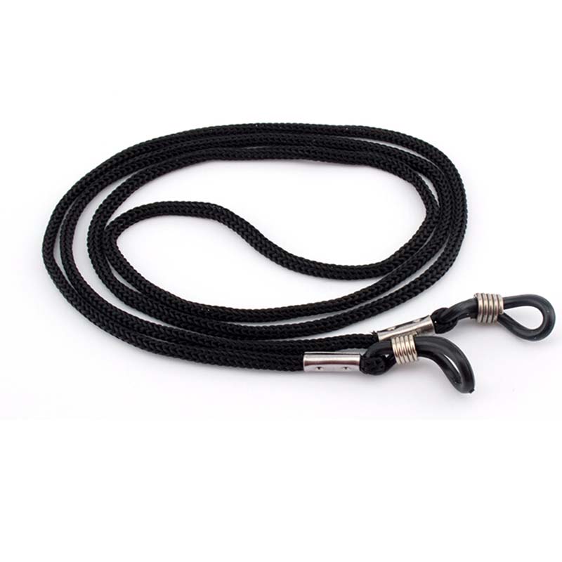 Sunglass Retainer Cord - ホットセール 12個セット ブラックナイロンコード メガネホルダー サングラス眼鏡用 ネックストラップ