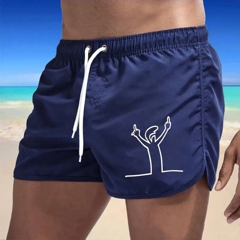 Trunks Board Surf - メンズビーチショーツプリントカジュアルサーフスイムトランクスアウトドアジョギングトレンドスウェットパンツ夏水泳スポーツ速乾性