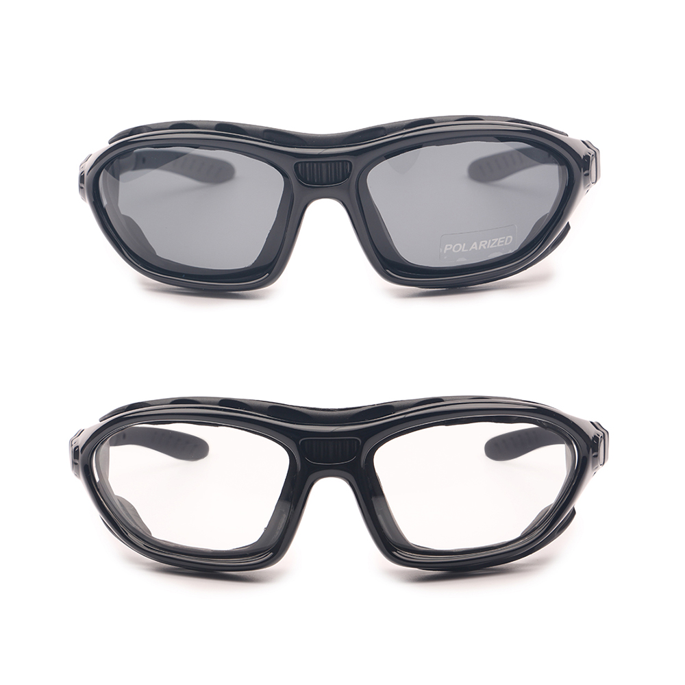 Sunglass Retainer Cord - オートバイゴーグル偏光クリア2ペア昼夜、サイクリングサングラステンプルストラップ交換可能、ヘルメットメガネ