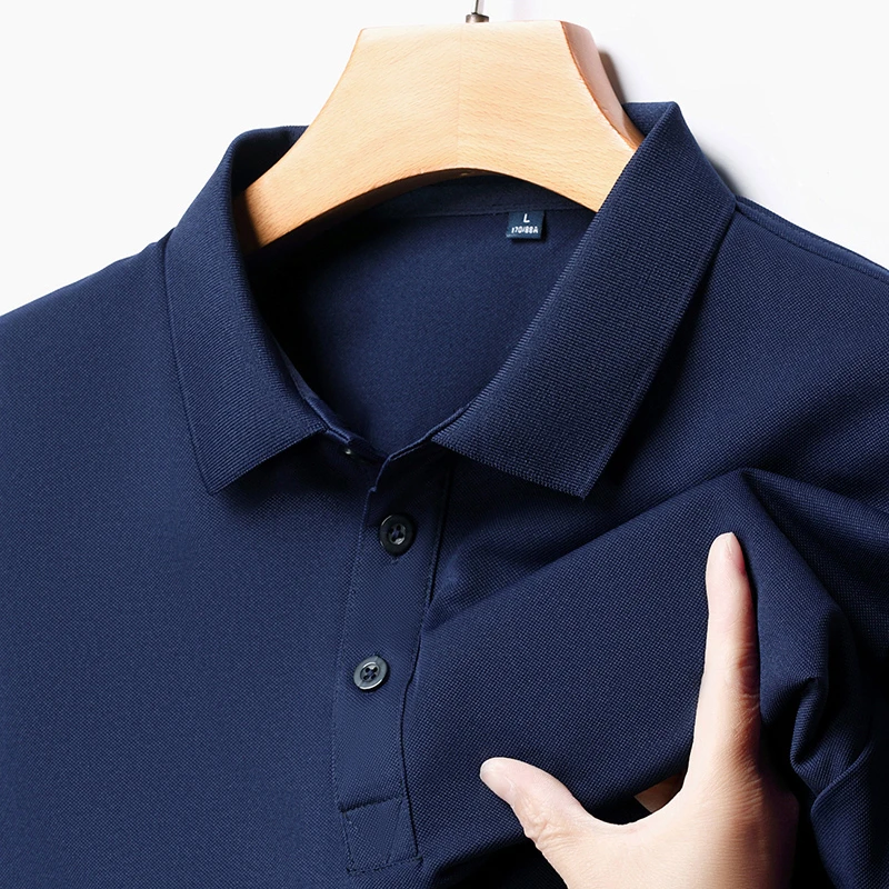 メンズファッションソリッド半袖ポロシャツ夏通気性快適なトップ - Polo Shirt Pique のレビューと価格