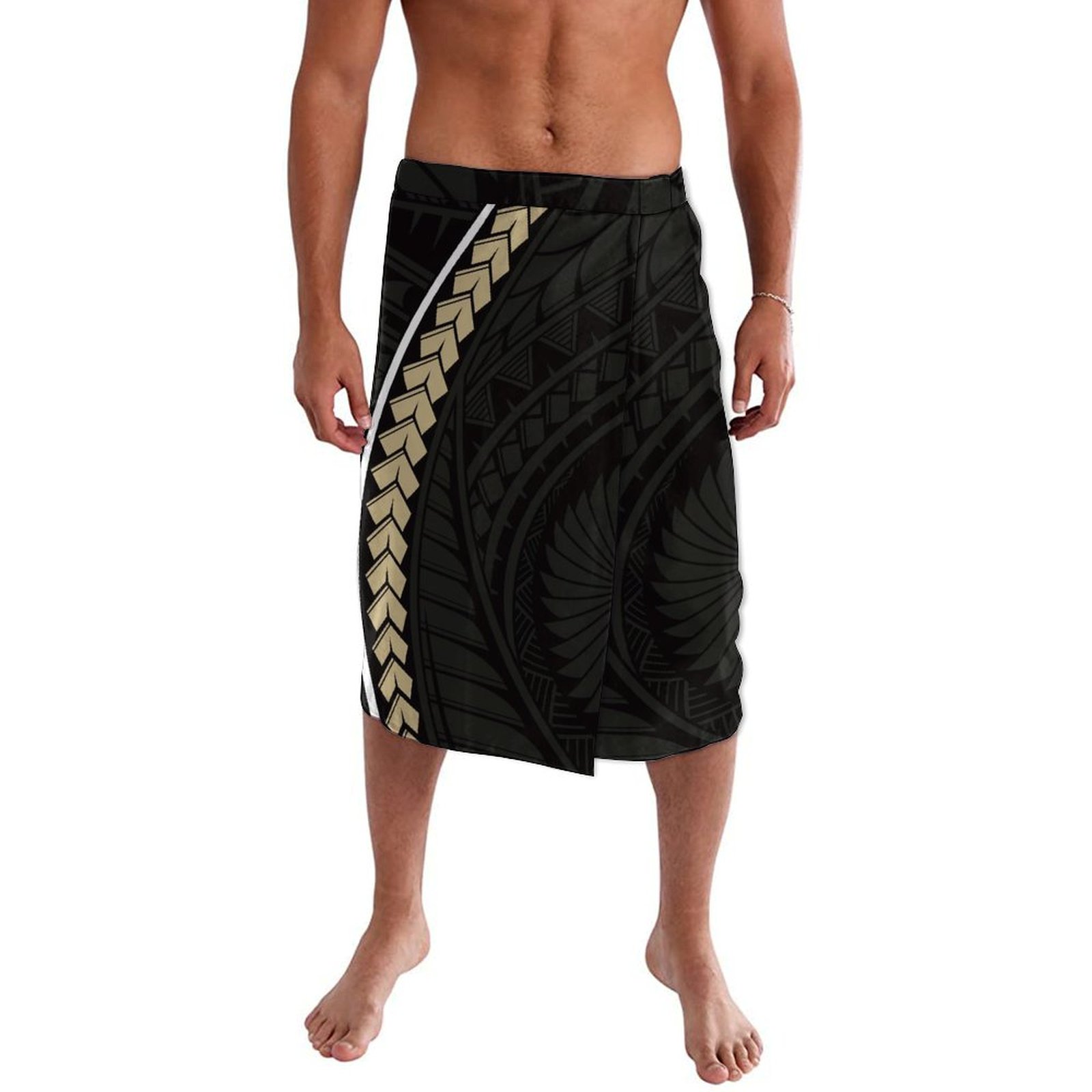 メンズカジュアルビーチドレス,メンズトライバルデザインのカジ - Sarong Men Wrap のレビューと価格