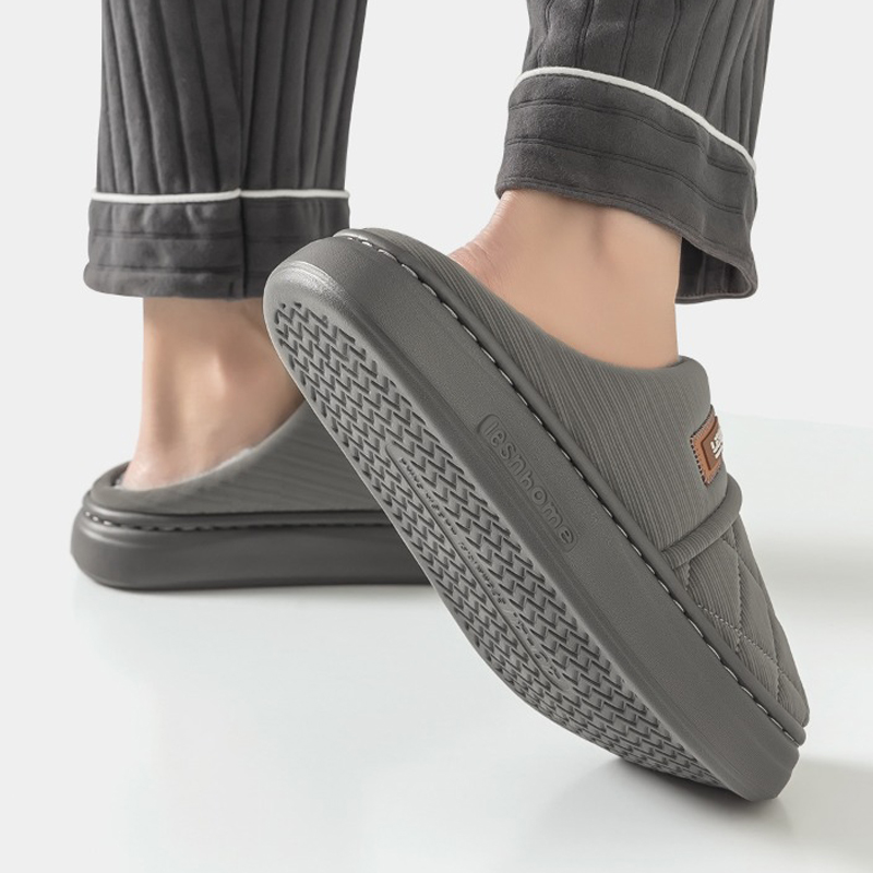 冬用あったかスリッパ 男女兼用 室内用 ふわふわシューズ フ - Flip Flop Leather Men のレビューと価格