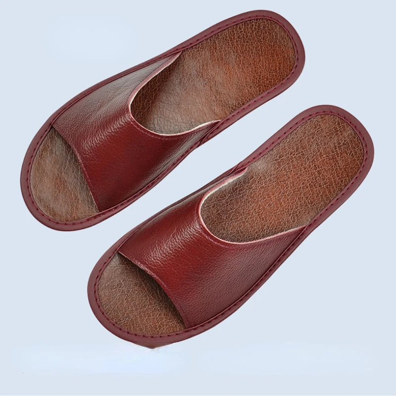 XIHAHA 夏のファッション牛革本革スリッパ男性ソフト底ホ - Flip Flop Leather Men のレビューと価格