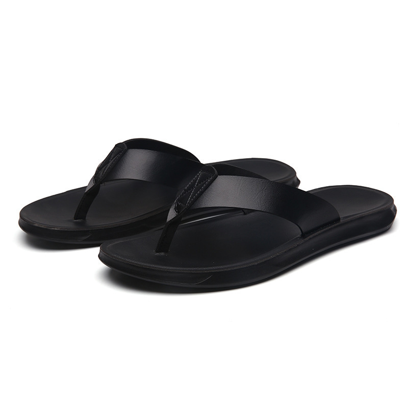 38-47 新しいイタリアンレザービーチサンダル男性用カジュ - Flip Flop Leather Men のレビューと価格