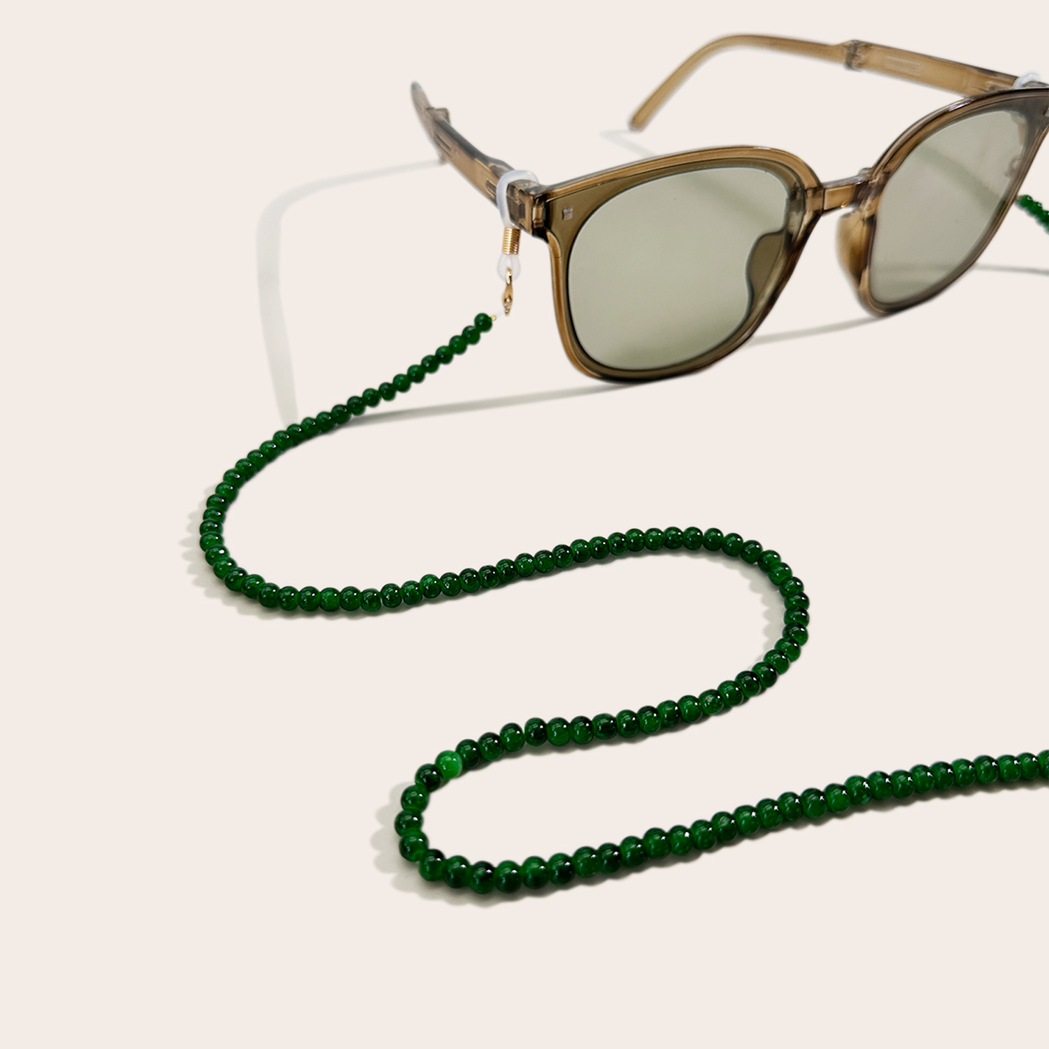 ビーズ付き滑り止めメガネチェーン,サングラス,読書ストラップ - Sunglass Retainer Cord のレビューと価格