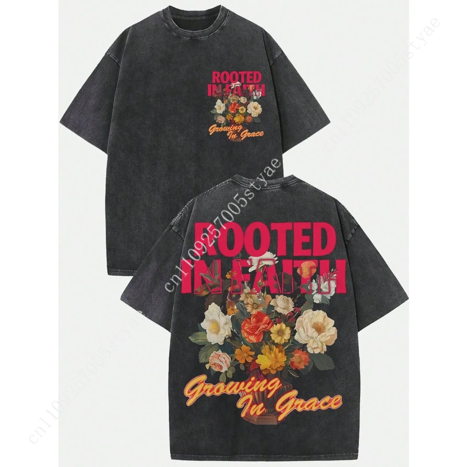 レディース ヴィンテージ ウォッシュ加工 230gsm ヘビ - Tee Graphic Print のレビューと価格