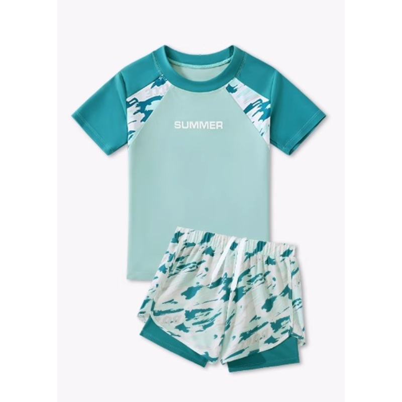 2026年ニューボーイズツーピース水着サマー子供用水着ダブル - Swim Trunk Quick Dry のレビューと価格