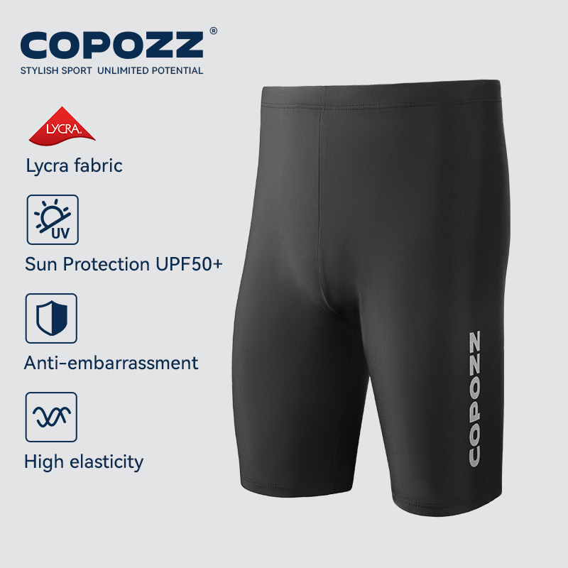 COPOZZ プラスサイズメンズ水泳パンツショーツ膝丈競技用 - Swim Trunk Quick Dry のレビューと価格