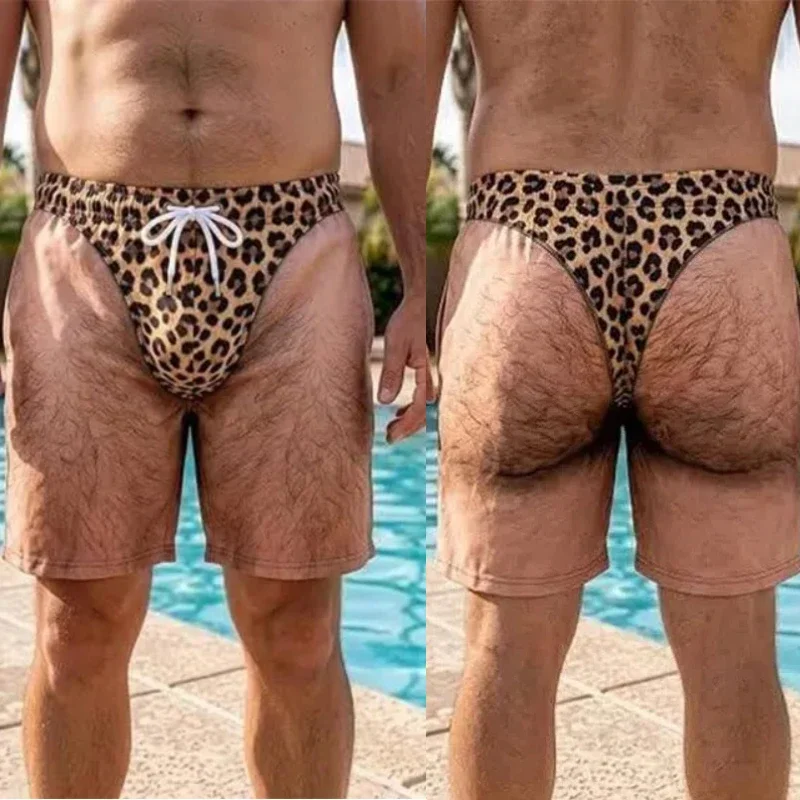 メンズ 面白い ダサい スイムトランクス ノベルティ レオパ - Swim Trunk Quick Dry のレビューと価格