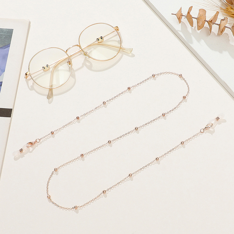 ファッションメタル多機能メガネビーズメガネチェーンガールサマ - Sunglass Retainer Cord のレビューと価格