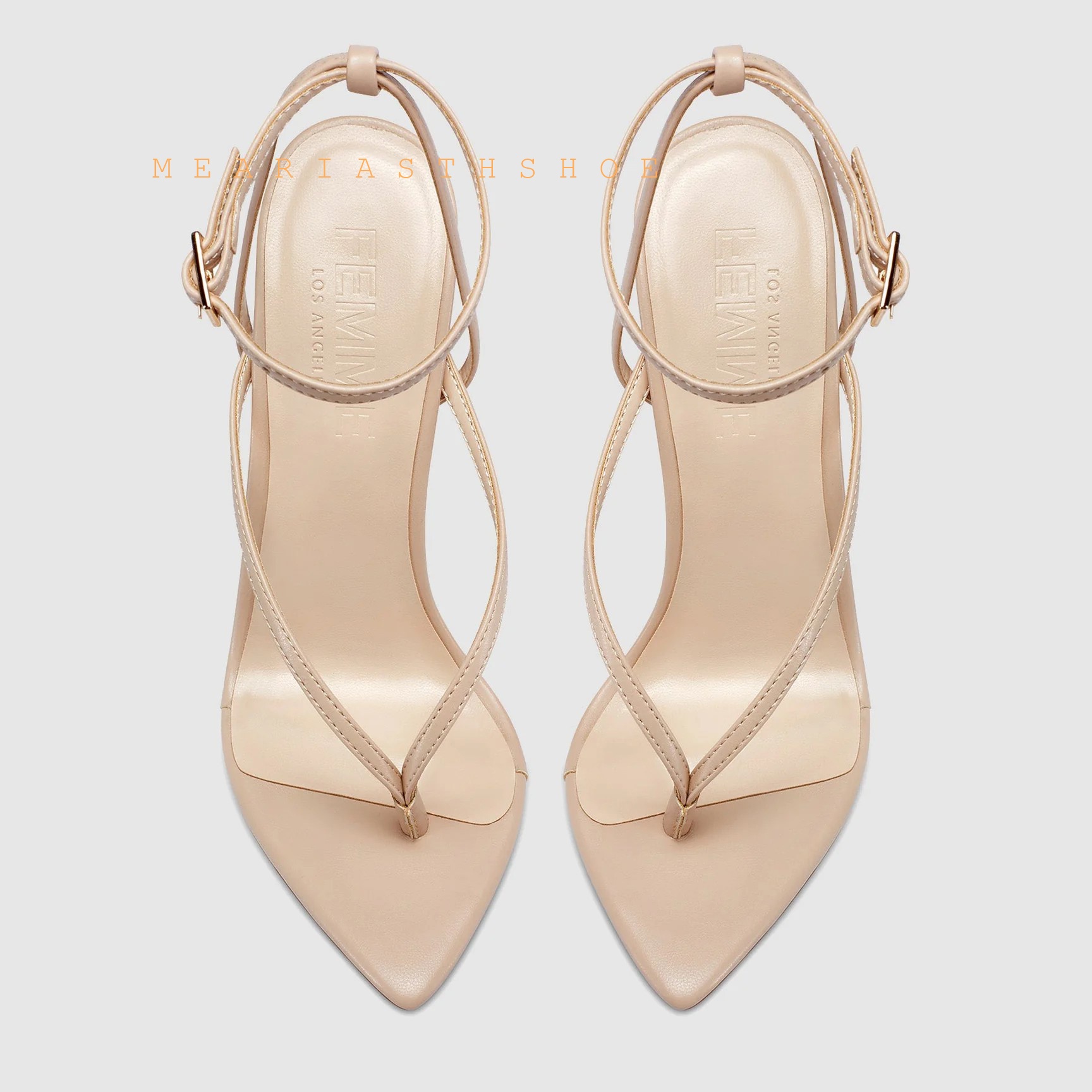 ベージュブラッククロスストラップフリップフロップグラディエー - Casual Sandal Leather のレビューと価格