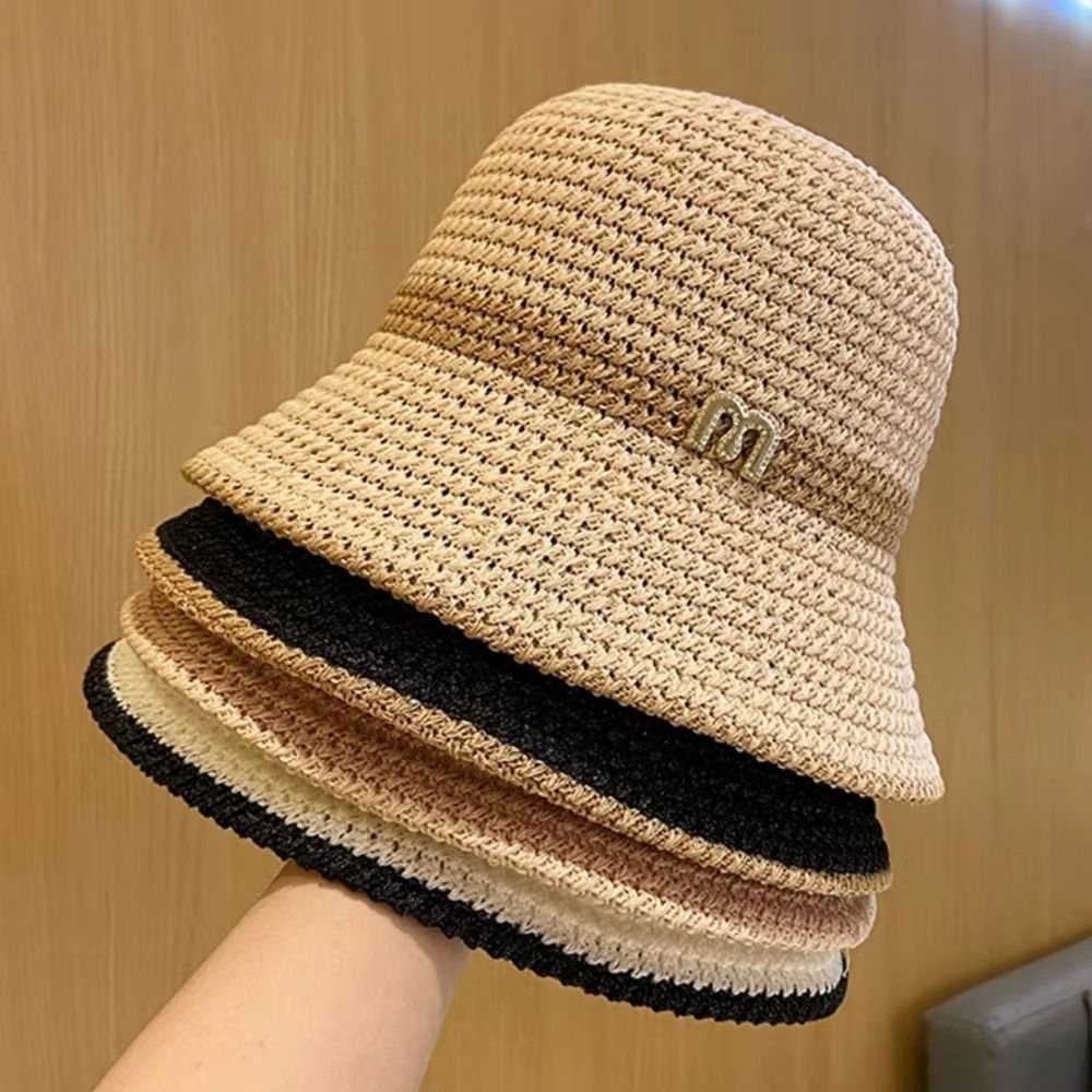 ファッションエレガントな弓漁師帽子 UV 保護折りたたみ女性 - Bucket Hat Straw のレビューと価格