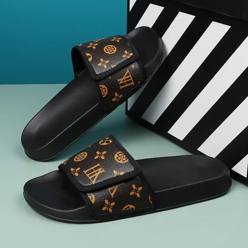 メンズ本革サンダル快適な男性サンダルハウススリッパ男性夏の靴 - Flip Flop Leather Men のレビューと価格